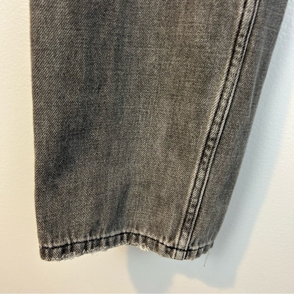 Ba&shHigh Waisted Grey Wide Leg "Lady Jeans Size M - Picture 10 of 14